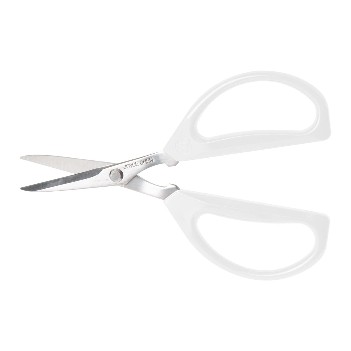 Picture of Winco KCHZ09009 Joyce Chen Original Unlimited Kitchen Scissors with White Handles, Pack of 2