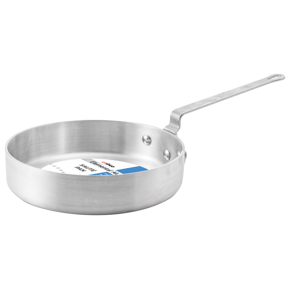 Picture of Winco ASET-7 Elemental Aluminum Saute Pan, 4 mm - 7 qt.