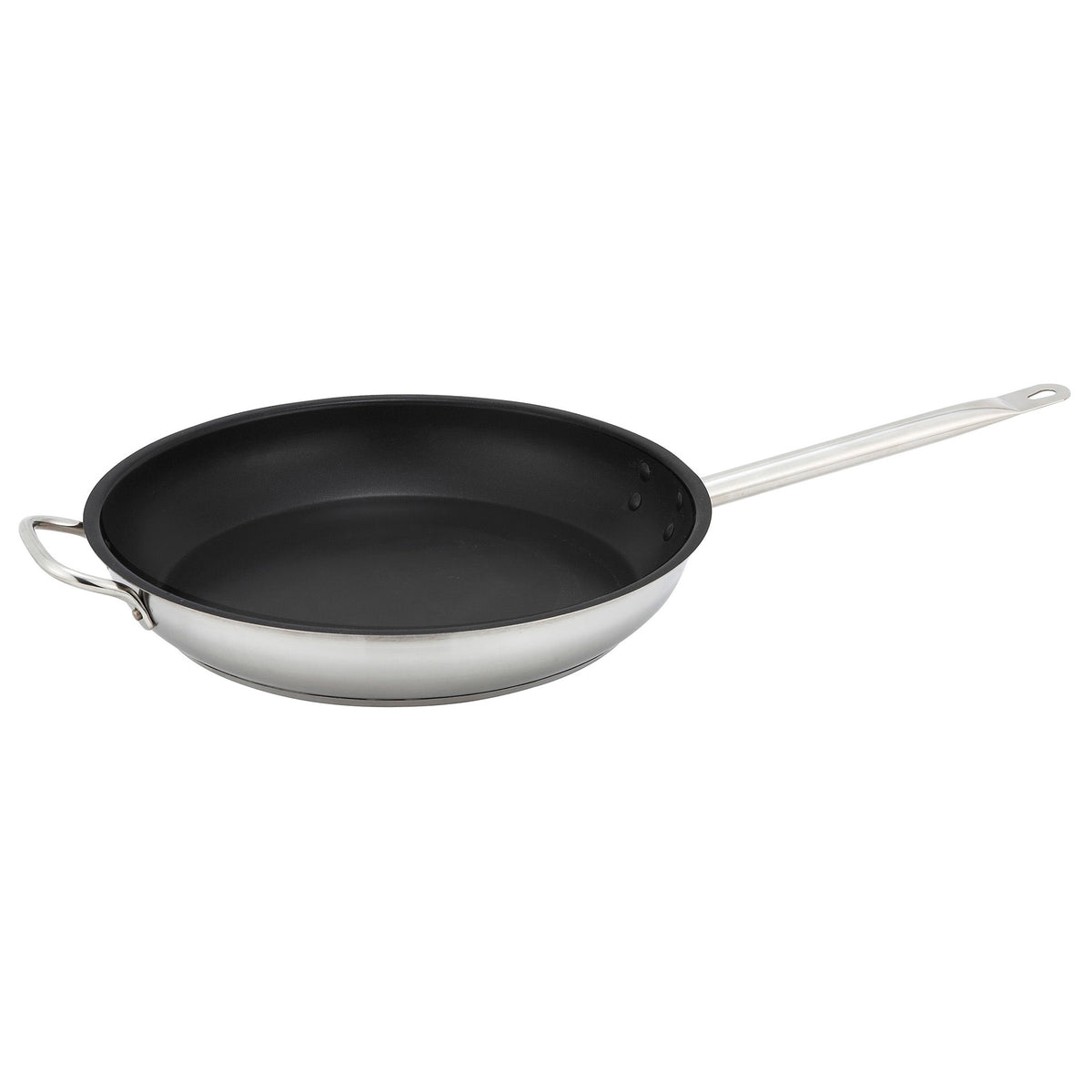 Picture of Winco SSFP-14NS Stainless Steel Fry Pan, Non-Stick - 14 in. Dia.