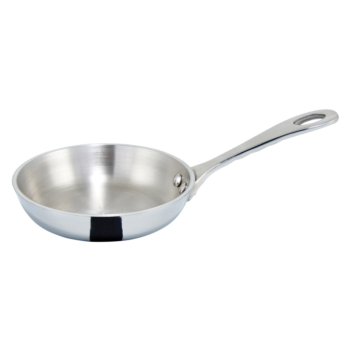 Picture of Winco DCFP-4S Mini 4 in. Fry Pan, Stainless Steel, 5 oz