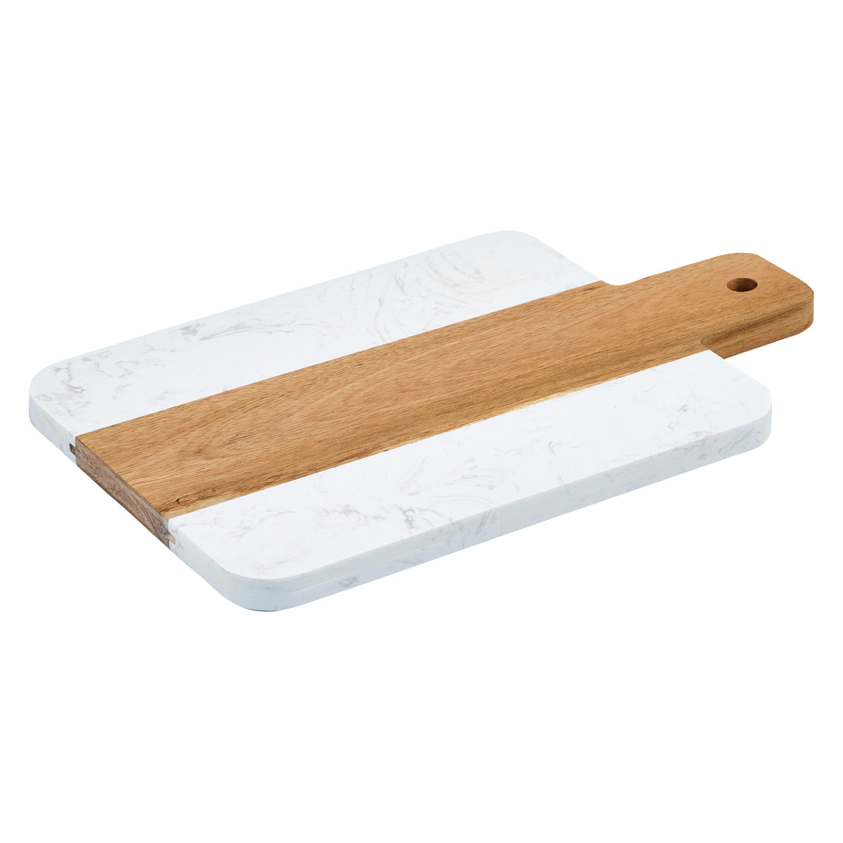Picture of Winco SBMW-117 Marble & Wood Serving Board - 11.25 x 7 in.