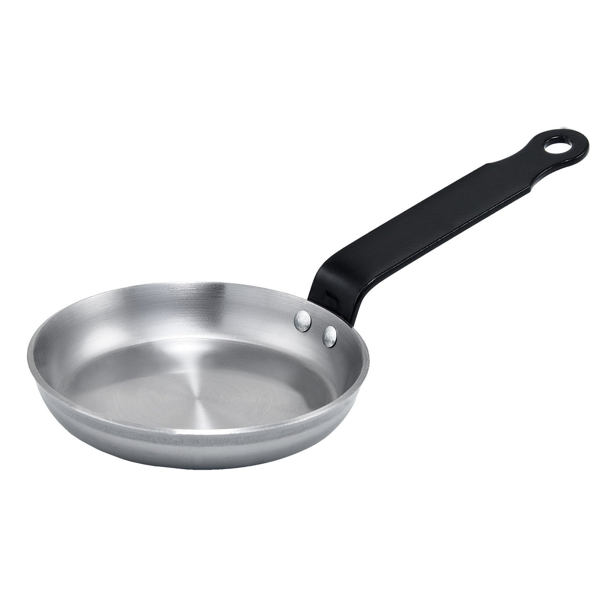 Picture of Winco CSPP-4 Blini Pan, Carbon Steel - Spain - Polished - 4.75 in.