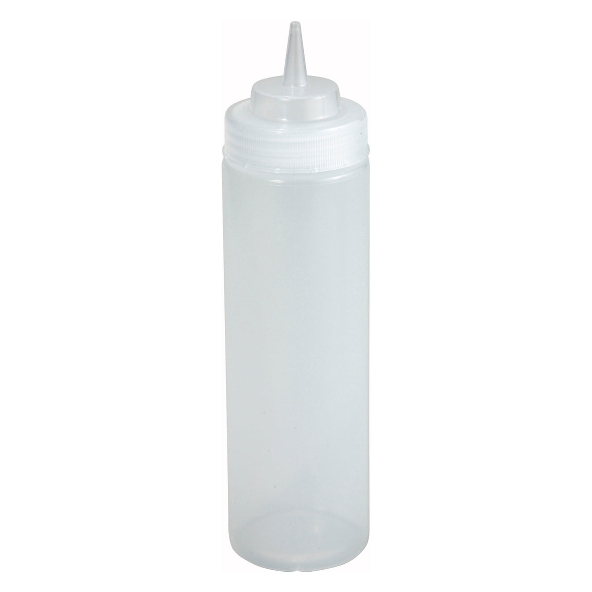 Picture of Winco PSW-16 16 oz Squeeze Bottles, Wide Mouth, Clear, 6 Piece