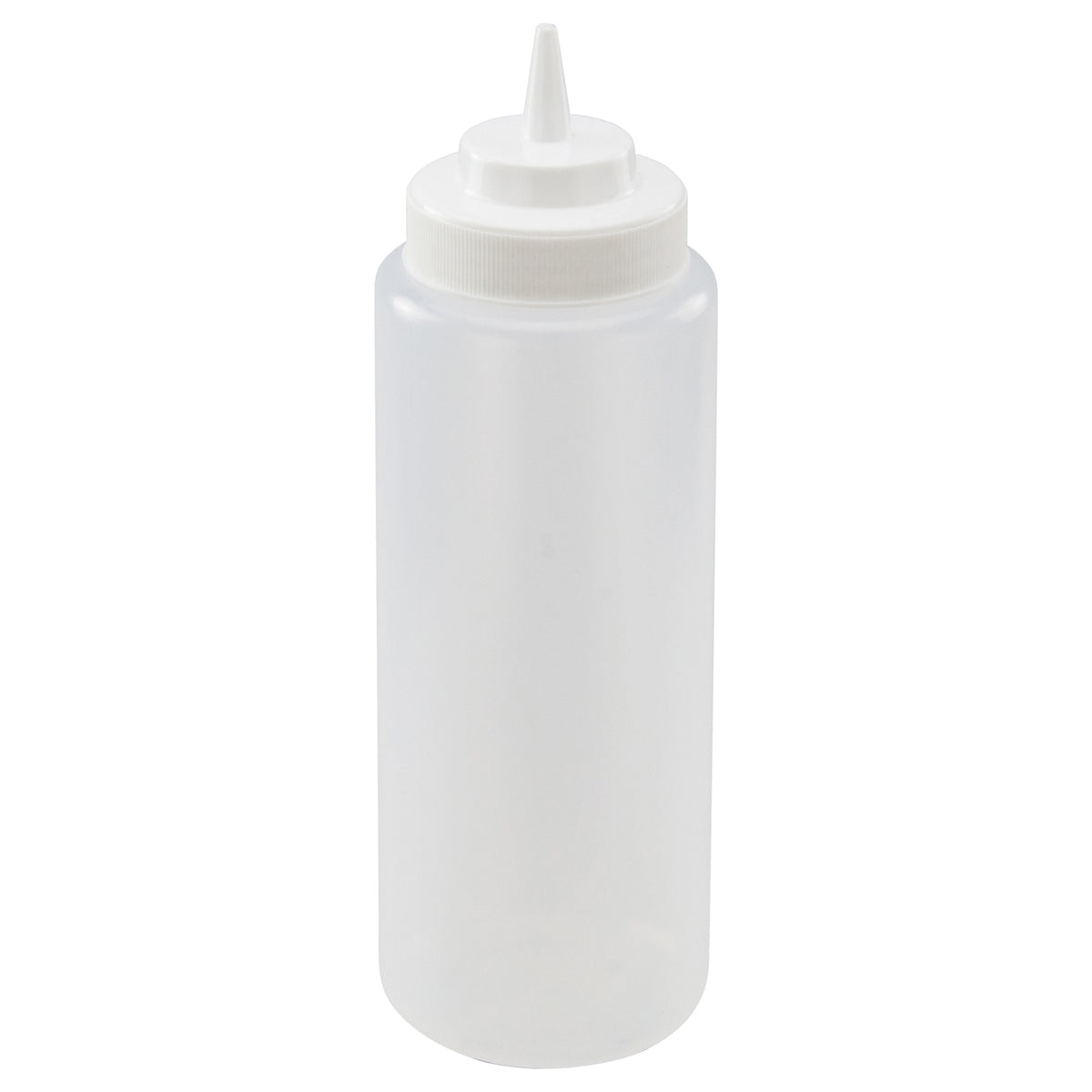 Picture of Winco PSW-32 32 oz Squeeze Bottles, Wide Mouth, Clear, 6 Piece
