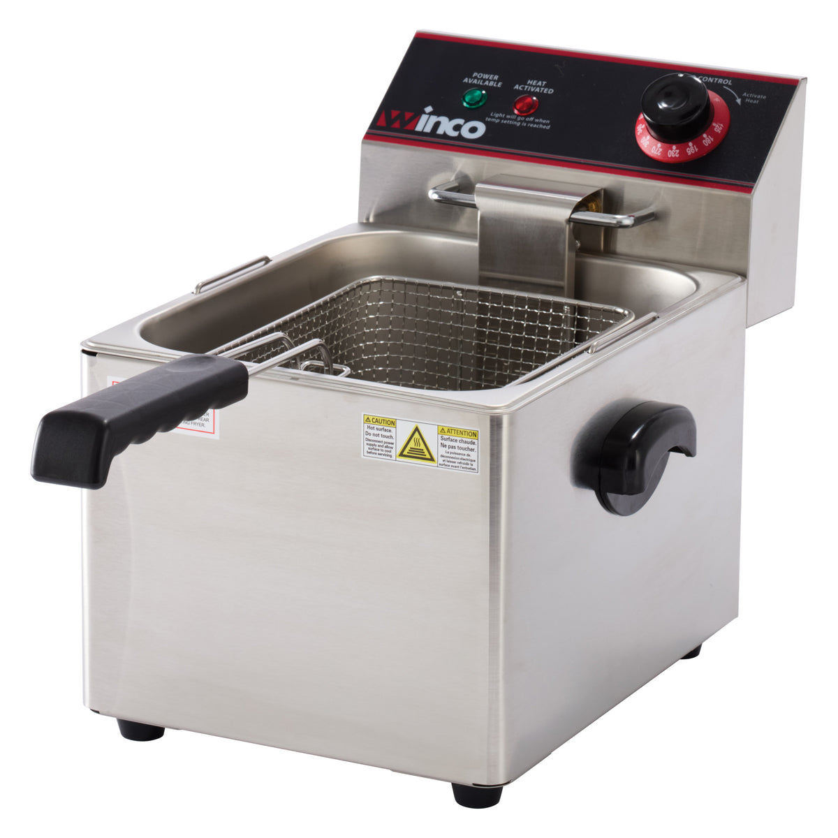 Picture of Winco EFS-16 Electric Single Well Deep Fryer, 16 lbs