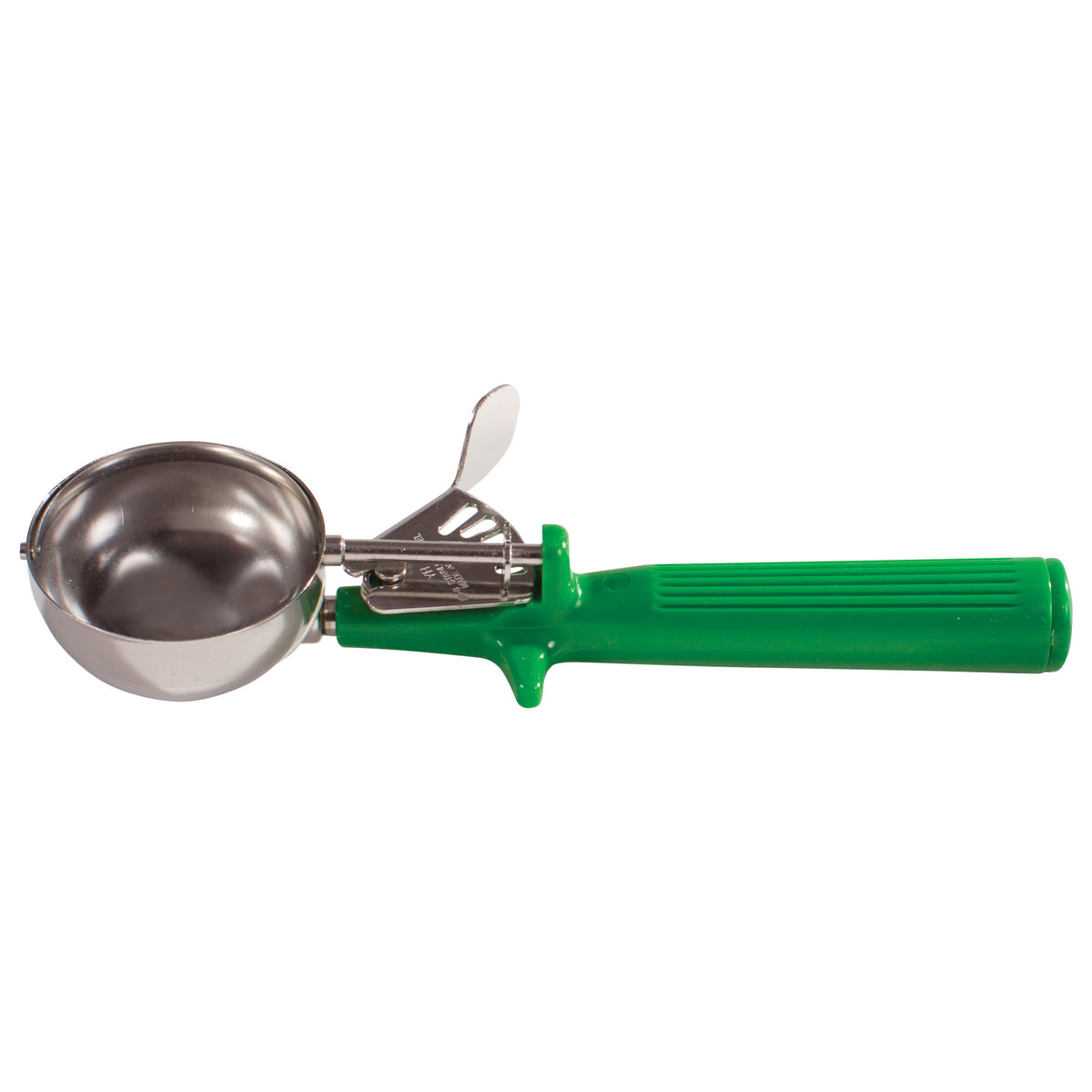 Picture of Winco ICOP-12 Prime 18-8 Stainless Steel Thumb Press Disher - Size 12