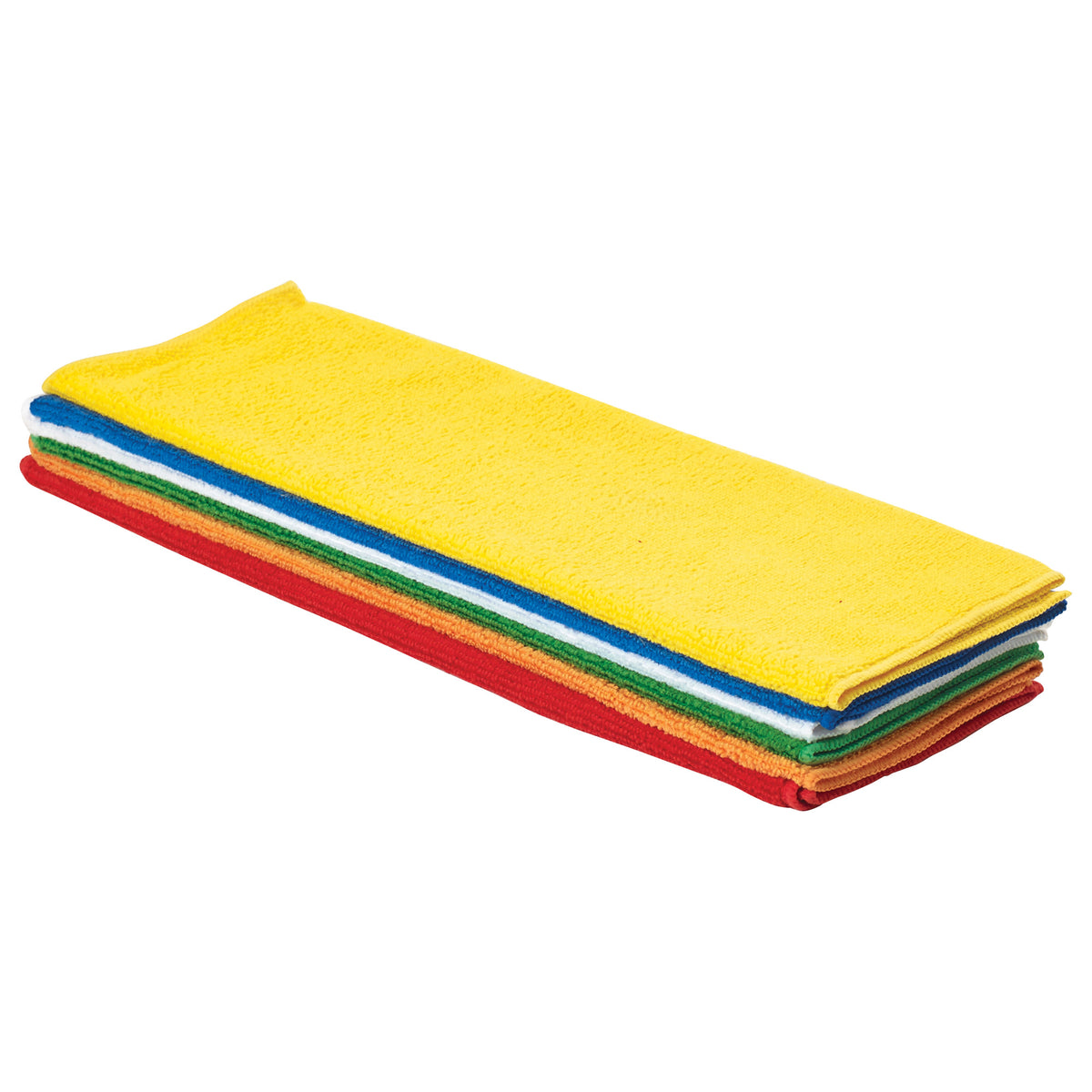 Picture of Winco BTM-16AC Microfiber Towel, 16 x 16 in., Pack of 6 - Assorted Color