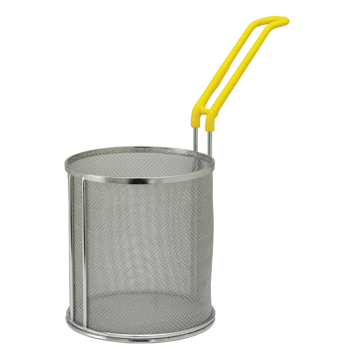 Picture of Winco MPF-67 Connoisseur Pasta Basket, Super Fine Mesh, Stainless Steel - 6.5 in. Dia. x 7 in.