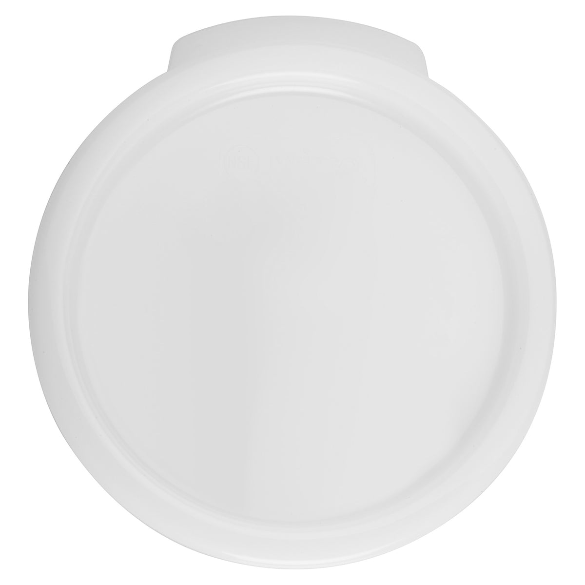 Picture of Winco PPRC-68C Cover for Round Storage Container, White, Polypropylene - 6 - 8 qt.