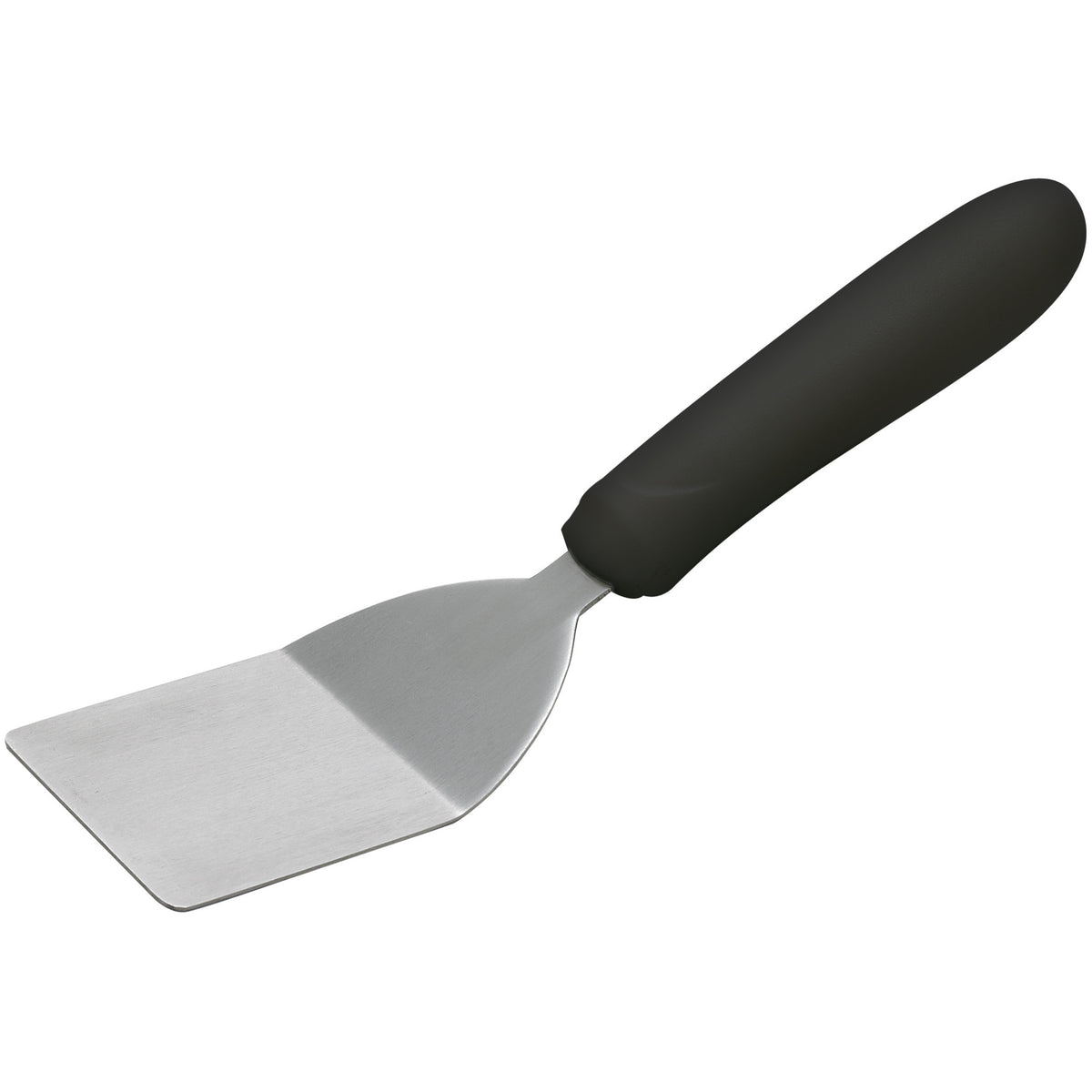 Picture of Winco TKP-30 Mini Turner with Offset, Black Polypropylene Handle, 2 x 2.25 in. Blade