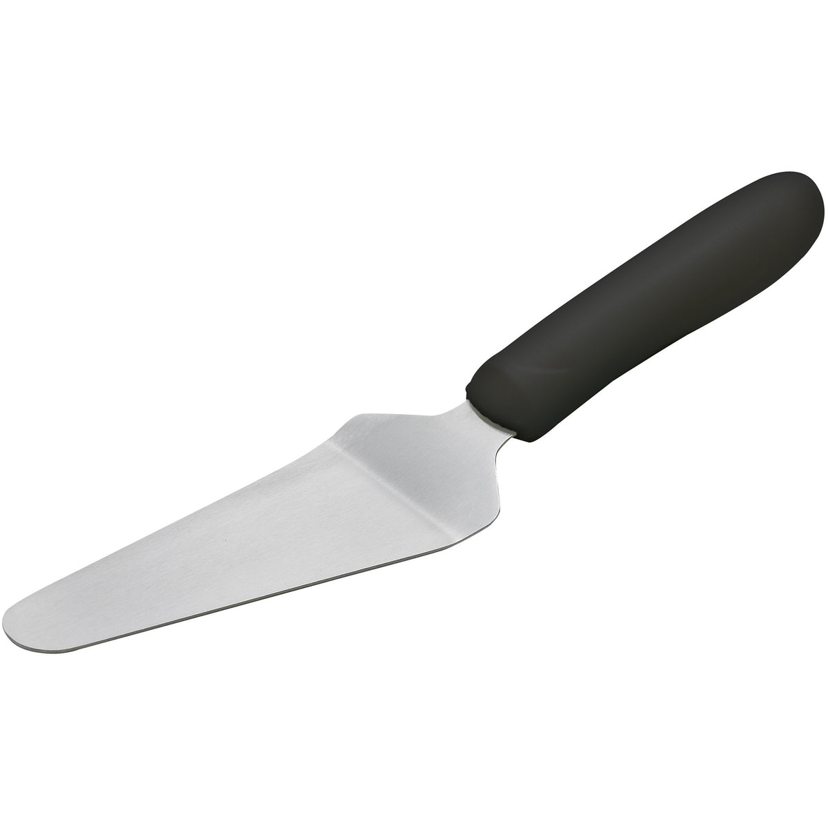 Picture of Winco TKP-51 Pie Server with Offset, Black Polypropylene Handle, 4.63 x 2.38 in. Blade