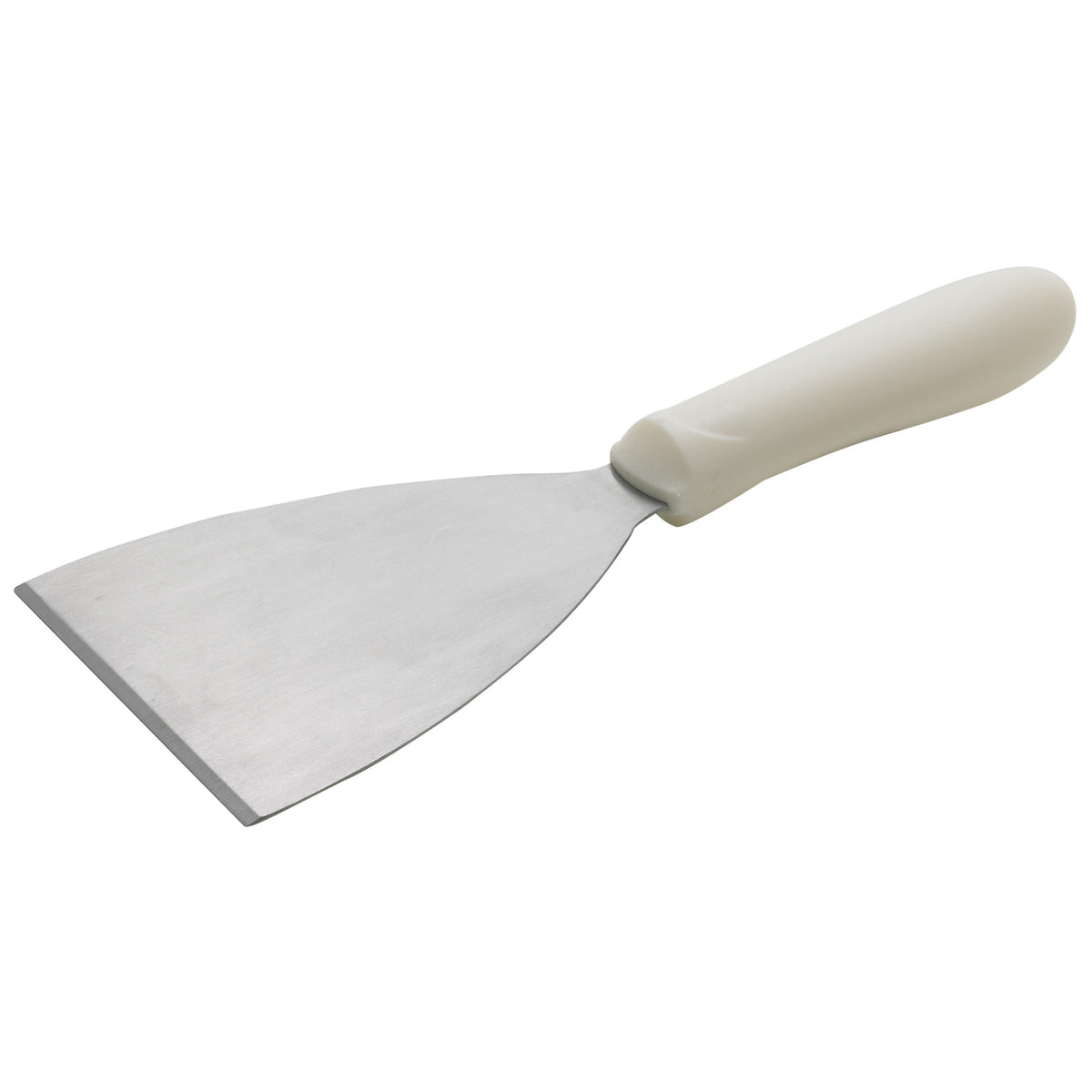 Picture of Winco TWP-40 Scraper, White Polypropylene Handle - 4.88 x 4 in.