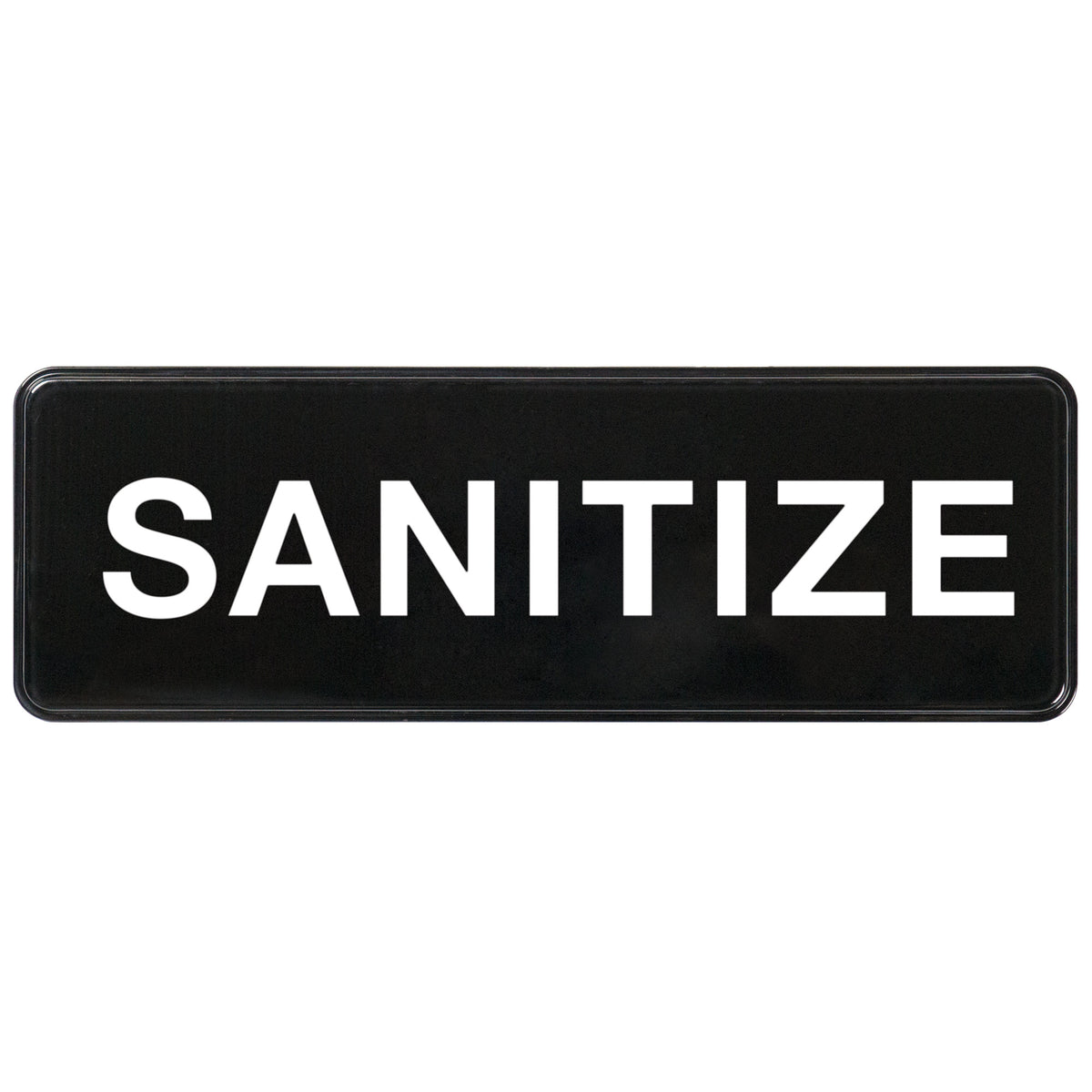 SGN-329 Information Signs, 9 x 3 in. - Sanitize