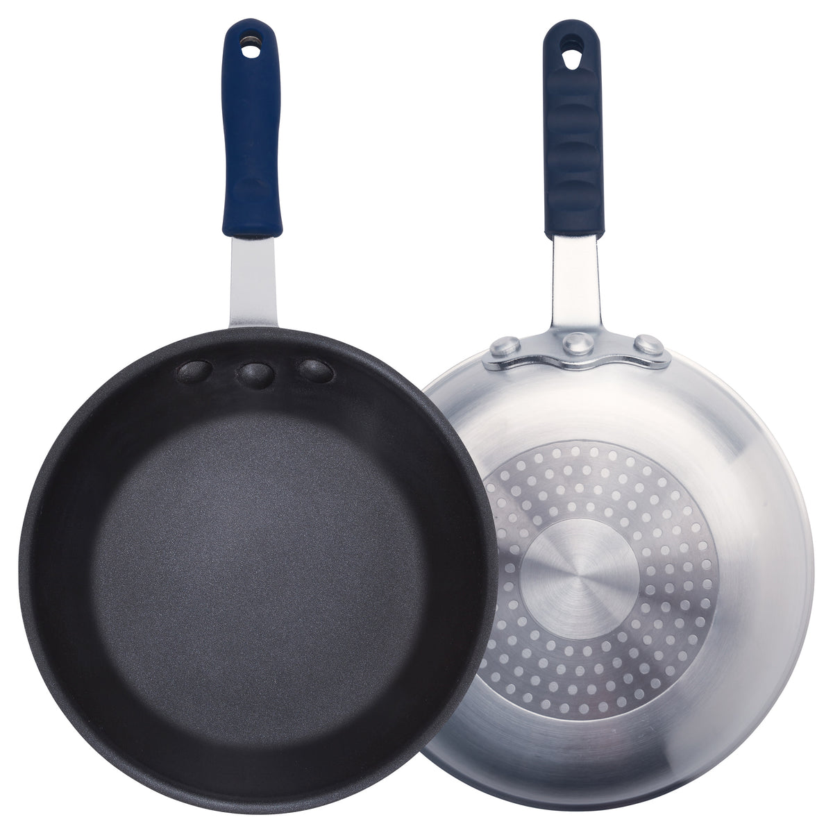Picture of Winco AFPI-8NH Induction Ready Aluminum Fry Pan, Stainless Steel Bottom, Non-Stick - 8 in. Dia