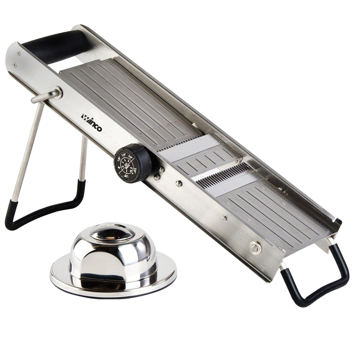 Picture of Winco MDL-18 Mandoline Slicer Set with Built-In Blades