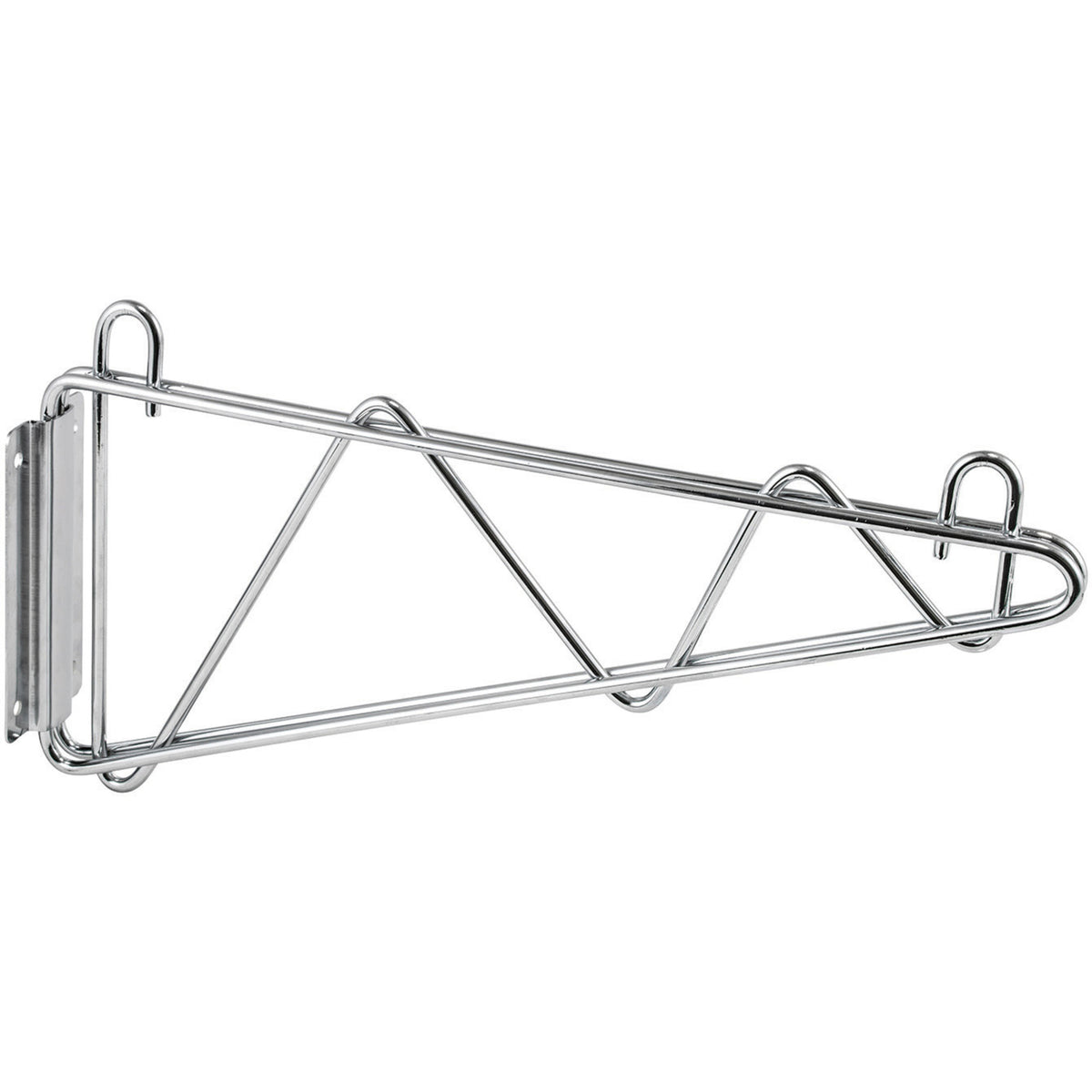 Picture of Winco VCB-24 Shelving Wall Mount Brackets, Chrome-Plated, Set of 2 - 24 in.