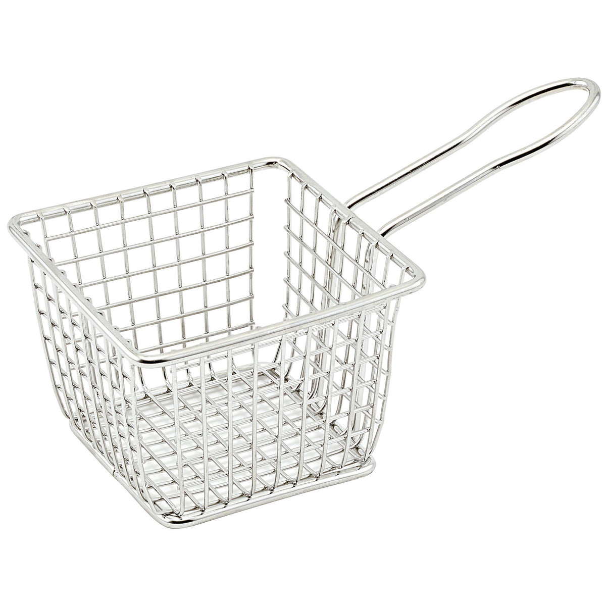 Picture of Winco FBM-443S Mini Serving Basket - Square, 4 x 4 x 3 in.