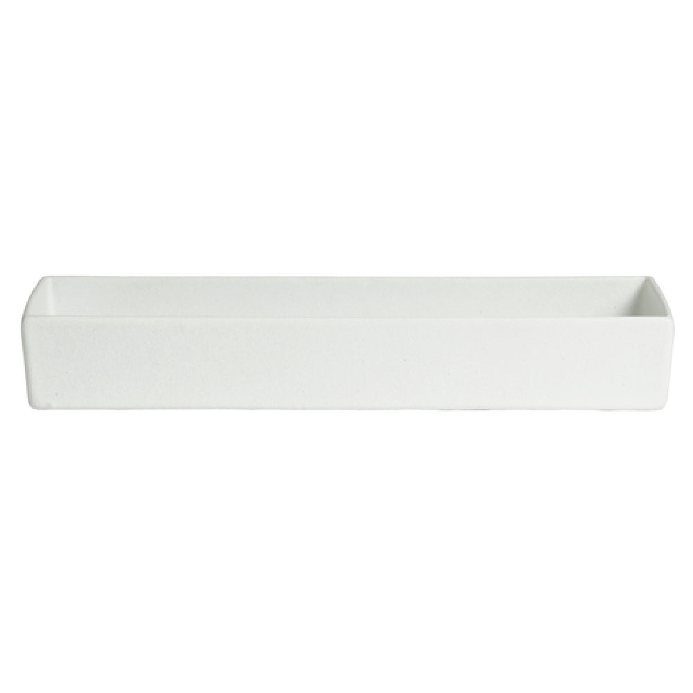 COMP23 3 to 4 qt. Rectangular Straight Sided Salad Bowl - Classic Finish - 19.5 x 7 in. - 3 in. Deep