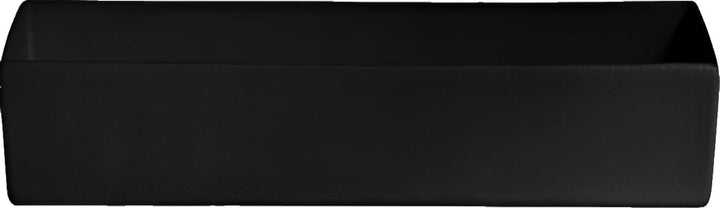 COMP23-MOD-BB 19.5 x 7 in. Rectangular Straight Sided Salad Bowl - Black - Mod Smooth Finish - 3 in. Deep