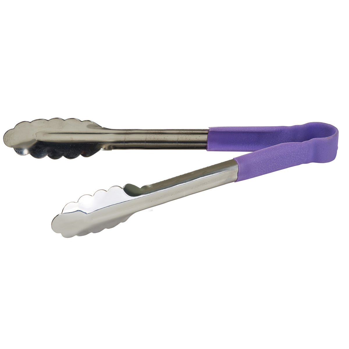 Picture of Winco UTPH-12P Allergen-Free Stainless Steel Utility Tongs - 12 in.
