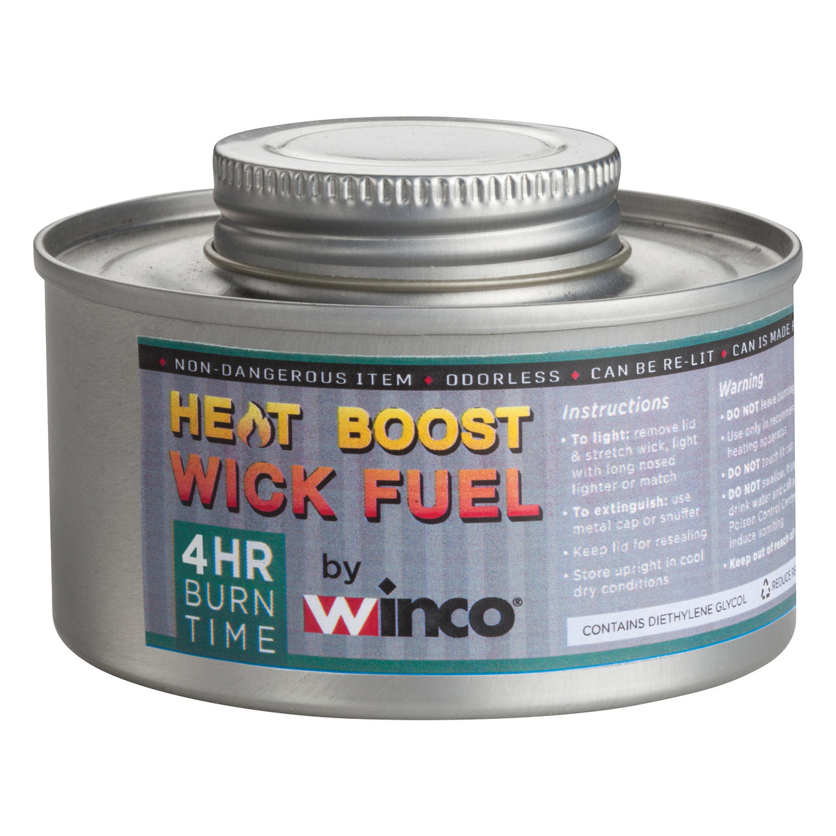 Picture of Winco C-F4 Chafing Fuel, Twist Cap,  - 4 Hours