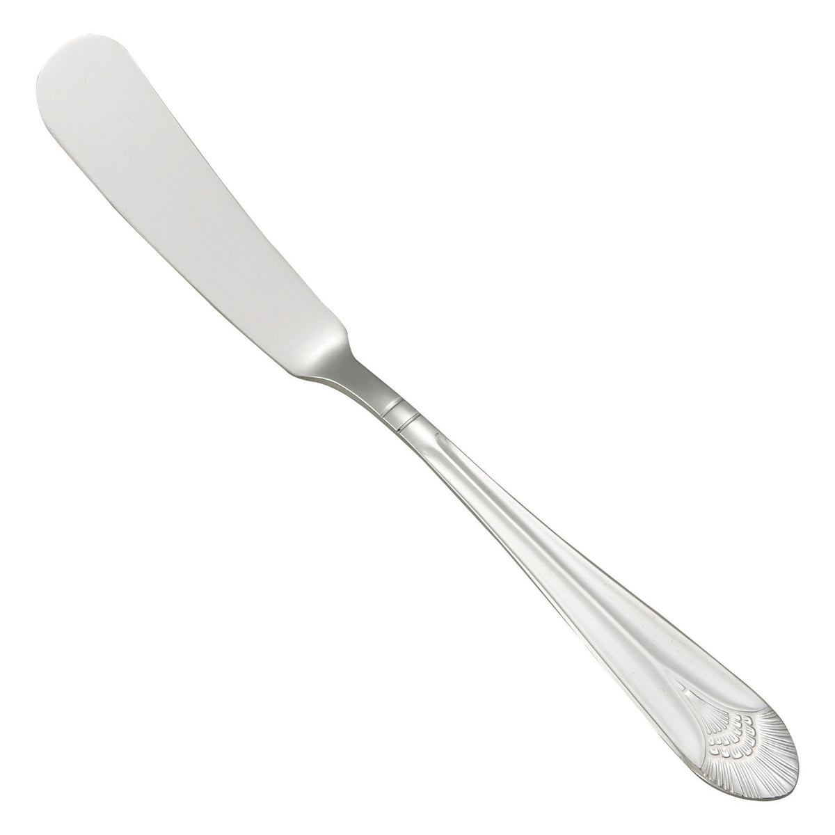 Picture of Winco 0031-12 Peacock Butter Spreader, 18-8 Extra Heavyweight