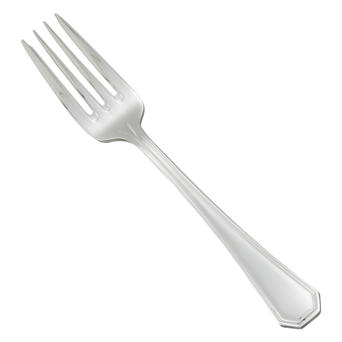 Winco 0035-06 6 7/8 Salad Fork with 18/8 Stainless Steel Grade, Victoria Pattern, 1 Dozen