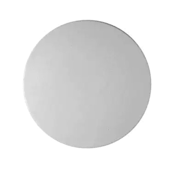 DR005G 23.7 in. Resin Coated Aluminum Round Disc - Gray - 0.4 in. Deep - Extra Large