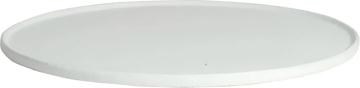 DR201-MOD-WW 12.2 in. Round Disc with Rim - White - Mod Smooth Finish - 0.4 in. Deep - Extra Small