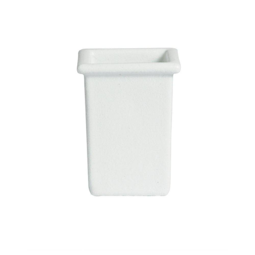 IS022-MOD- 1.2 qt. Square Salad Bar Bowl - Mod Finish - 4.88 in. - 6.18 in. Deep