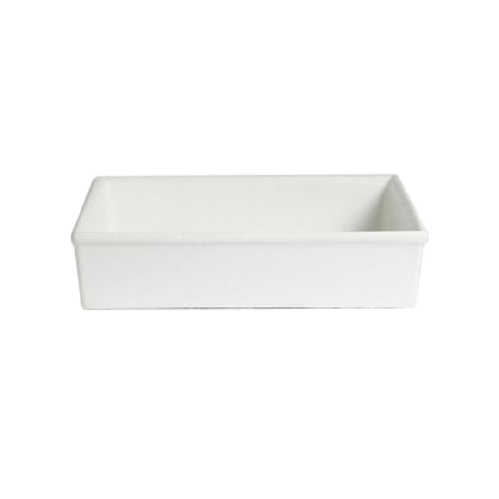 IS036BB 16.4 qt. Square Salad Bar Bowl - Black - 18.5 in. - 3.95 in. Deep