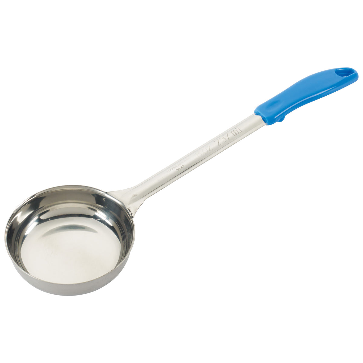 Picture of Winco FPS-8 Stainless Steel Portioners - Solid, 8 oz - Blue