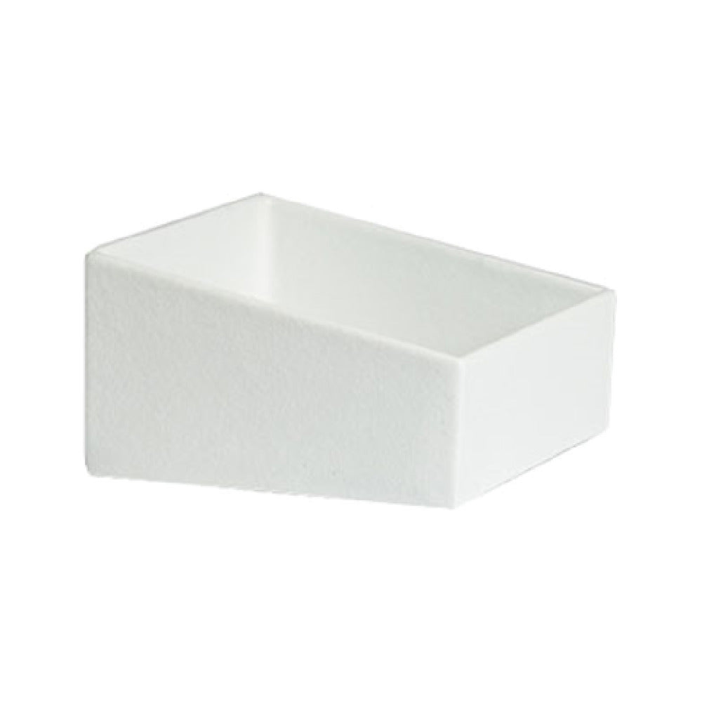ISS15PC 4.2 qt. Square Sloping Salad Bar Bowl - Pacific Blue - 9.25 in. - 5.16 in. Deep - 5 to 3 in. Slope