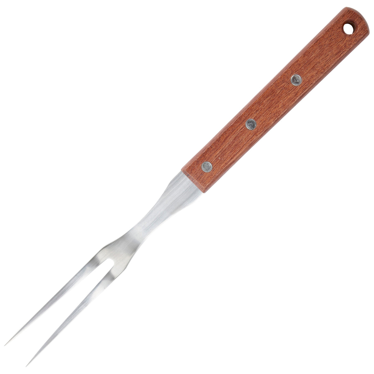 Picture of Winco KPF-612 6.5 in. Pot Fork with Wooden Handle - 21.88 in.