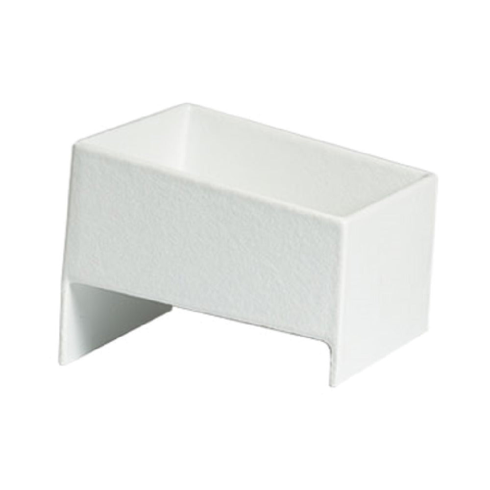 ISS25PC 3.2 qt. Square Sloping Salad Bar Bowl - Pacific Blue - 9.25 in. - 7.09 in. Deep - 7 to 5 in. Slope