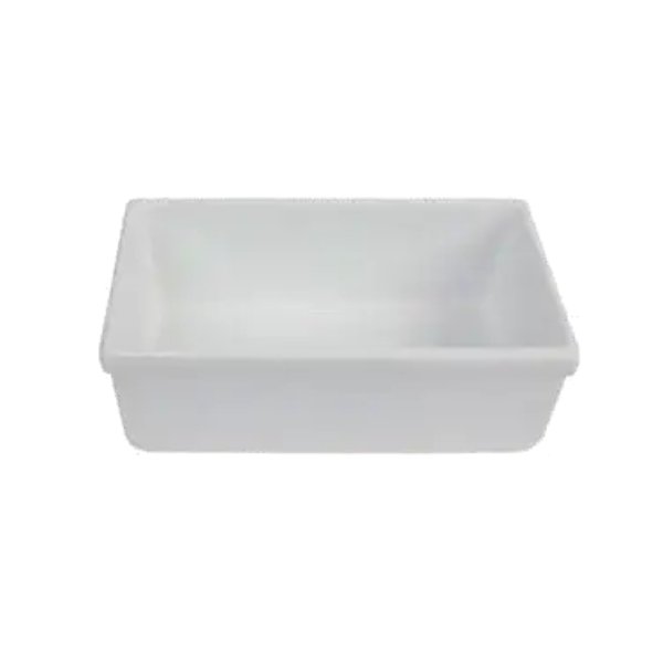 IU013WG 2.4 qt. Rectangular Salad Bar Bowl - Willow Green - 9.65 x 5.71 in. - 3.15 in. Deep