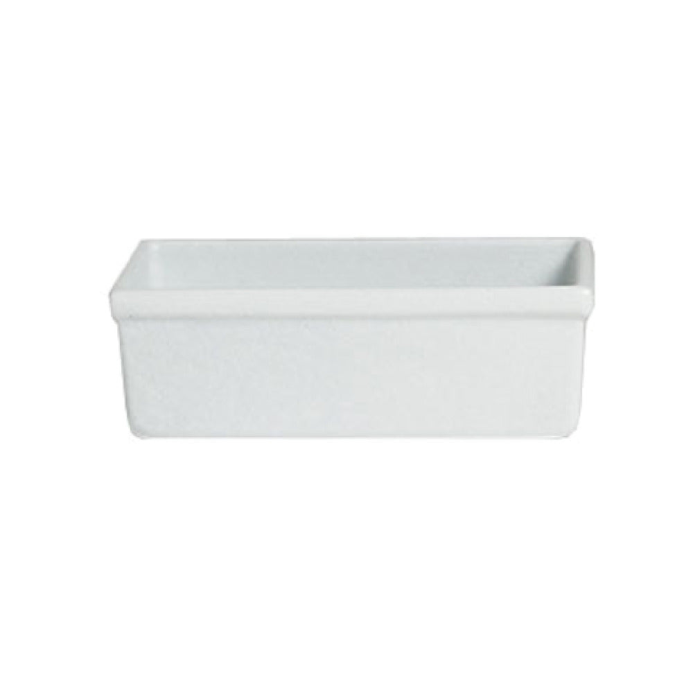 IU014FR 7.4 qt. Rectangular Salad Bar Bowl - Fire Red - 7.87 x 20.08 in. - 3.94 in. Deep