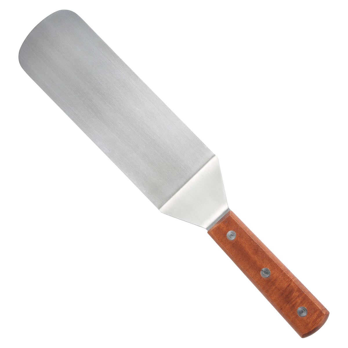 Picture of Winco TN249 Flexible Turner with Offset, Wooden Handle, 8.25 x 2.88 in. Blade