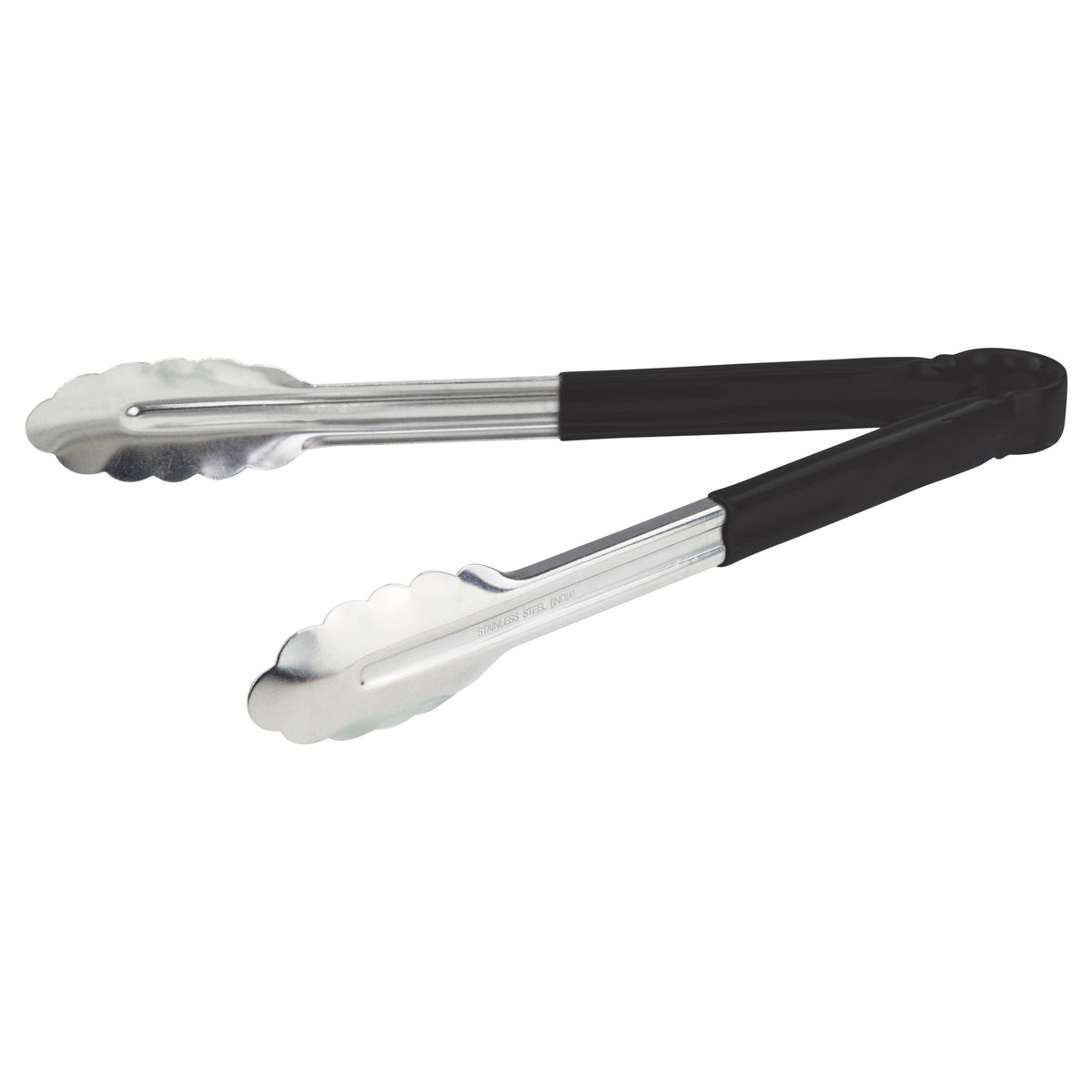 Picture of Winco UT-12HP-K Heavy-Duty Utility Tongs with Plastic Handle - 12 in., Black