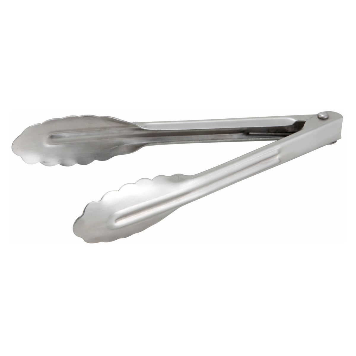 Picture of Winco UT-7 7 in. Stainless Steel Utility Tong, Heavyweight, 0.9 mm