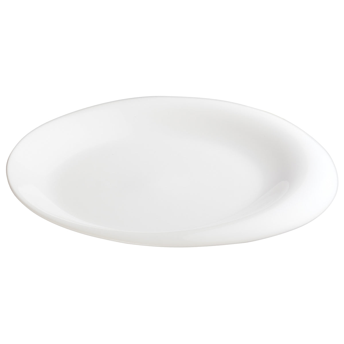 Picture of Winco WDP004-202 10 in. Dia. Porcelain Round Plate, Creamy White, 24 Piece