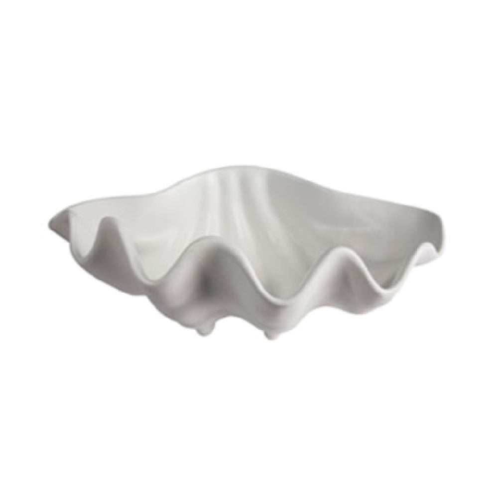 SC003S 13.5 oz Ceviche Shell Plate - Sand - 10.4 in. - Medium