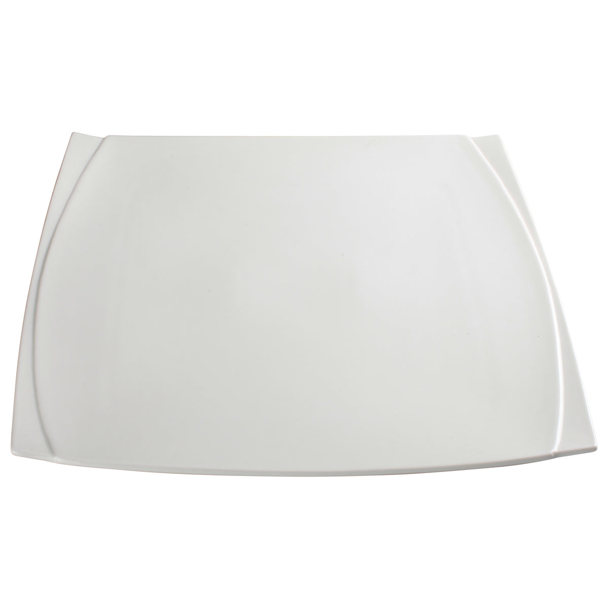 Picture of Winco WDP009-103 14 in. Sq Porcelain Square Plate, Bright White, 6 Piece