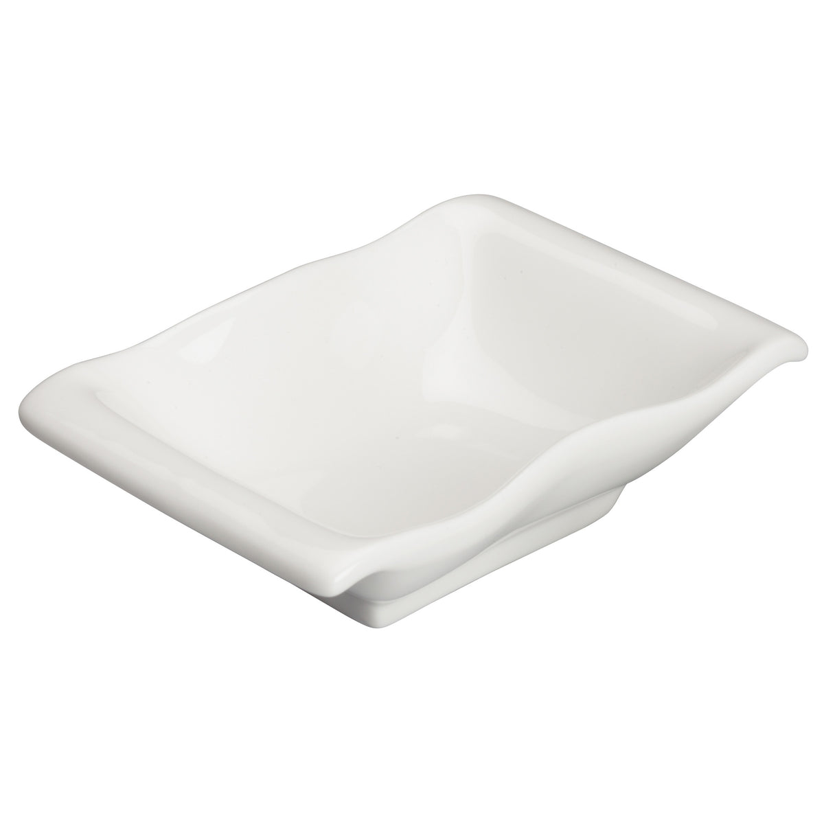 Picture of Winco WDP021-106 4.5 x 2.88 in. Porcelain Dish, Bright White, 36 Piece