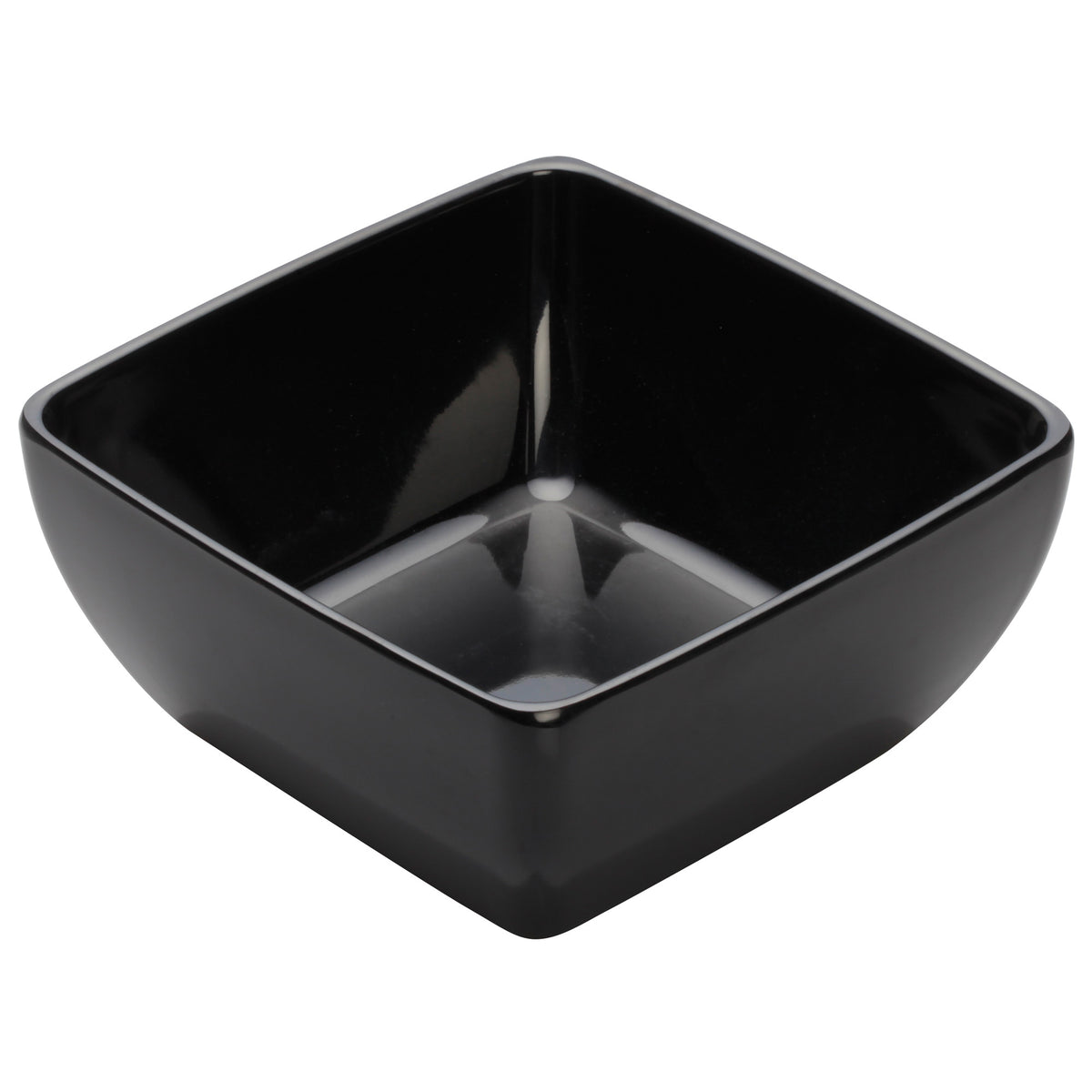 Picture of Winco WDM009-304 7.5 in. Melamine Square Bowl, Black, 12 Piece