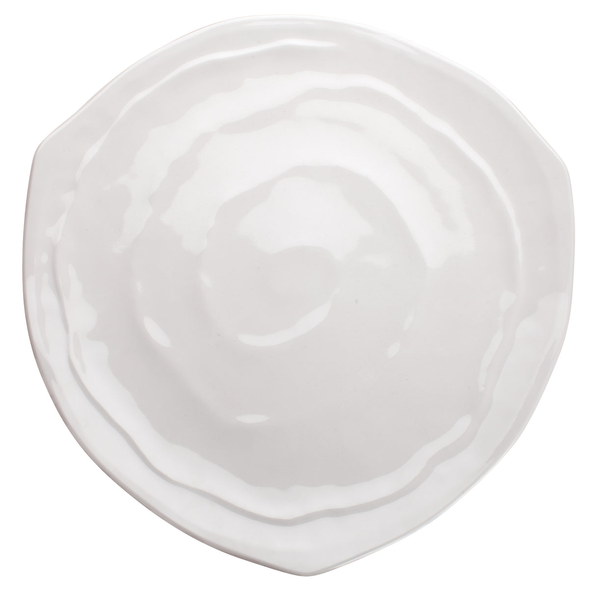 Picture of Winco WDM007-203 13.25 in. Melamine Triangular Plate, White, 12 Piece