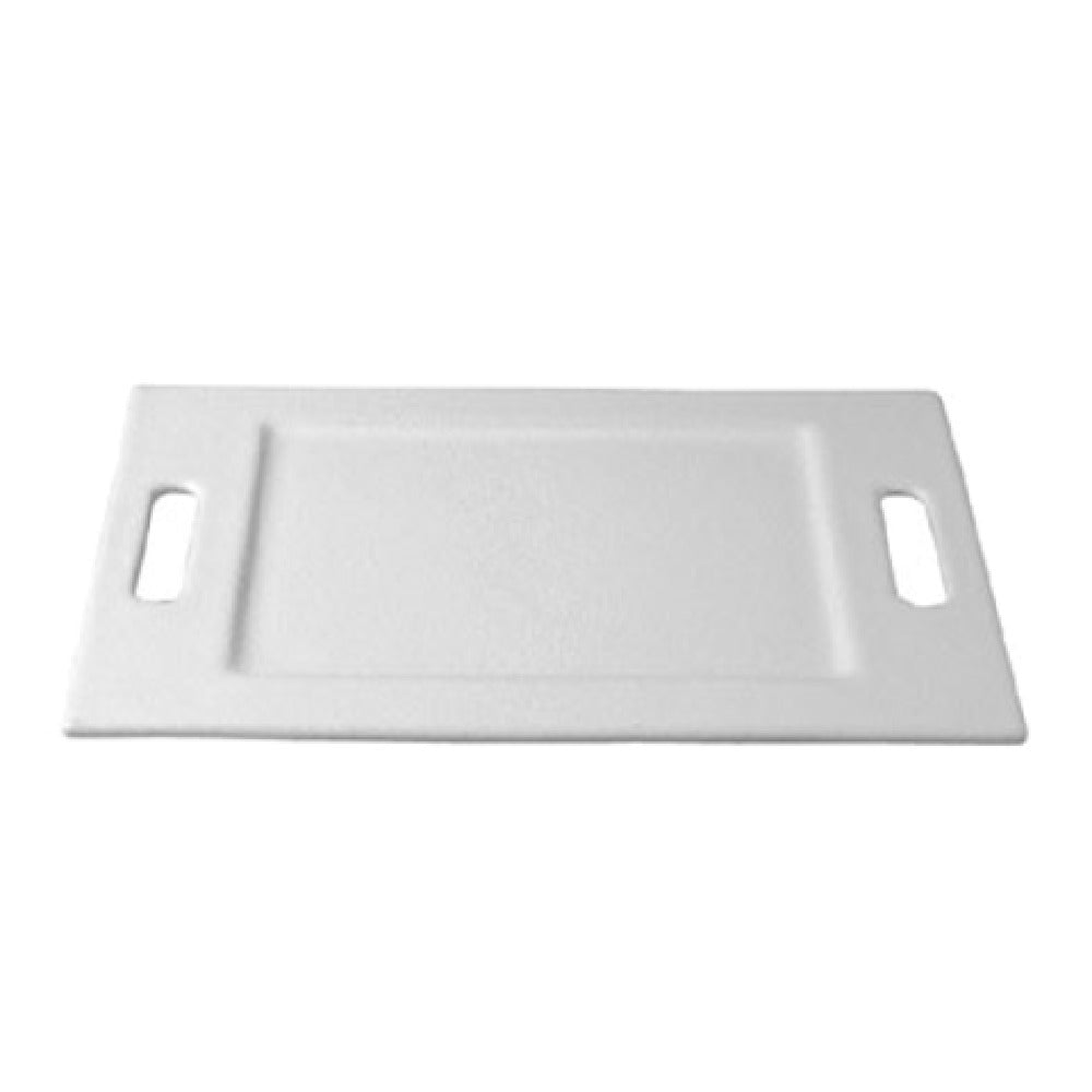 TU003LM 20 x 12.5 in. Rectangular Serving Tray with Handles - Lime - 1 in. Deep - Medium