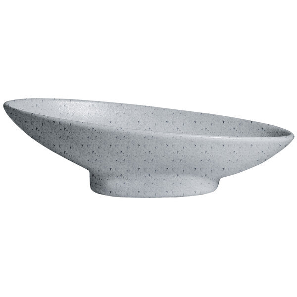 BO204-MOD-G 16.9 x 9 in. Oval Sphere Dish - Gray - Mod Smooth Finish - 5.5 in. Deep - Large