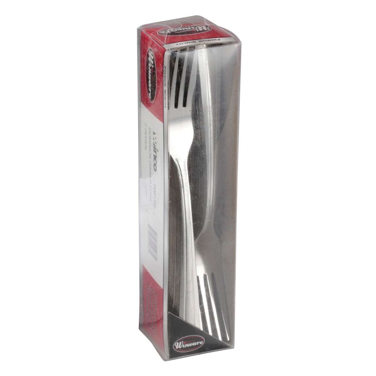 Picture of Winco 0081-05 Dominion Dinner Fork, 2 Dozen, 18-0 Medium Weight