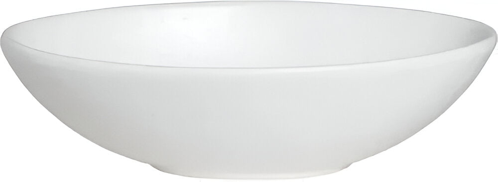 BOD03-MOD-WW 1.8 qt. Oval Bowl - White - Mod Smooth Finish - 12 x 7.5 in. - 3.5 in. Deep